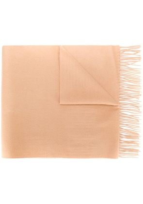 N.Peal large woven cashmere scarf - Neutrals