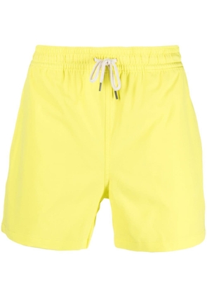 Polo Ralph Lauren rear logo-patch swim shorts - Yellow