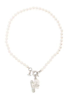 Vivienne Westwood Orietta pendant pearl necklace - Neutrals
