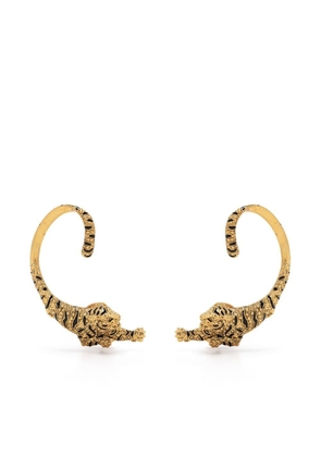 Roberto Cavalli Roar clip-on ear cuffs - Gold