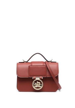 Longchamp Box-Trot leather crossbody bag - Brown