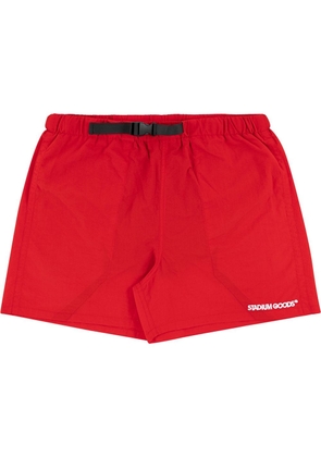 STADIUM GOODS® Amphibians 'Red' track shorts