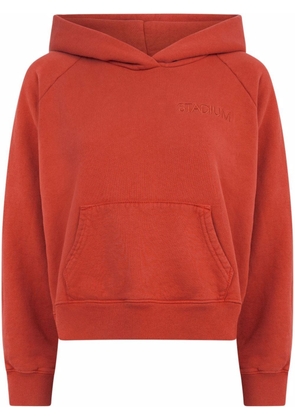 STADIUM GOODS® Eco cropped 'Brick' hoodie - Red