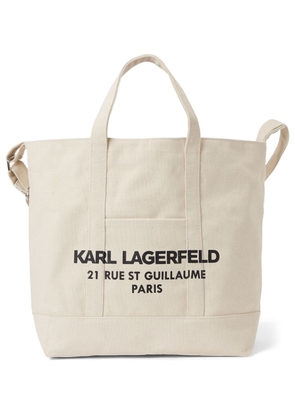Karl Lagerfeld RSG XI canvas tote bag - Neutrals