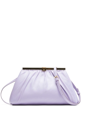 Nº21 Puffy Jeane leather shoulder bag - Purple