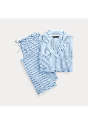 Striped Cotton-Blend Jersey Sleep Set