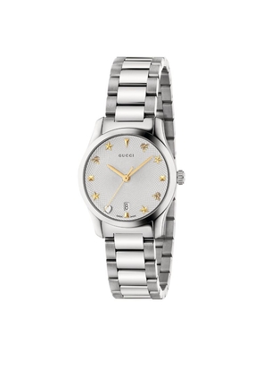 Gucci Stainless Steel G-Timeless Bees And Stars Watch 27Mm