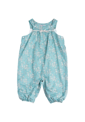 Trotters Cotton Floral Print Dungarees (3-24 Months)
