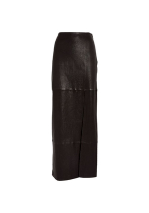 rag & bone Leather Ilana Maxi Skirt