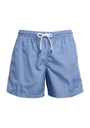 Fedeli Madeira Dot Print Swim Shorts