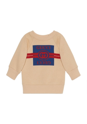 Gucci Kids Cotton Interlocking G Sweatshirt (0-36 Months)
