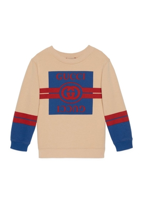 Gucci Kids Cotton Interlocking G Sweatshirt (4-12 Years)