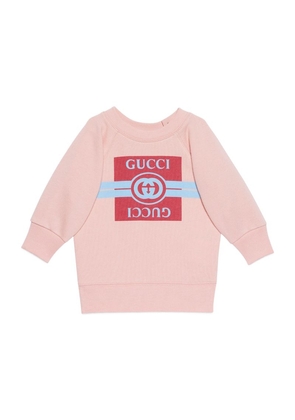 Gucci Kids Cotton Interlocking G Sweatshirt (0-36 Months)