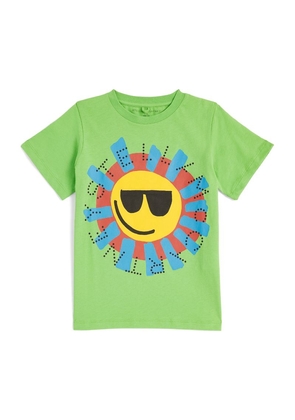 Stella Mccartney Kids Organic Cotton Sunshine Graphic Print T-Shirt (3-14 Years)