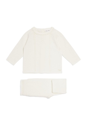 Tartine Et Chocolat Embroidered Top And Trousers Set (0-24 Months)
