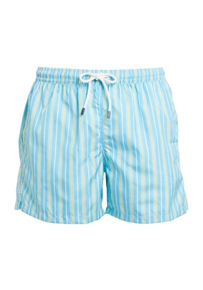 Fedeli Madeira Stripe Print Swim Shorts