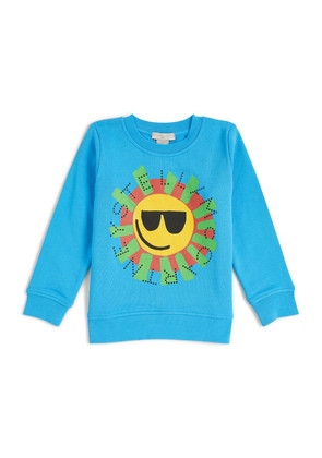 Stella Mccartney Kids Cotton Sunshine Graphic Print Sweatshirt (3-14 Years)
