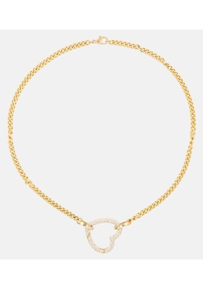 Robinson Pelham Identity 18kt gold necklace and pendant set with diamonds