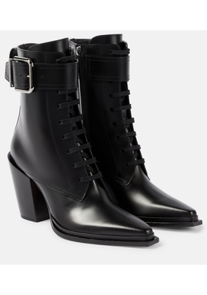 Jimmy Choo Myos 80 leather ankle boots