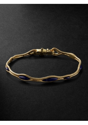 Fernando Jorge - Fluid 18-Karat Gold Lapis Lazuli Bracelet - Men - Blue