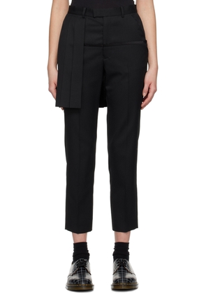 UNDERCOVER Black Pleated Trousers