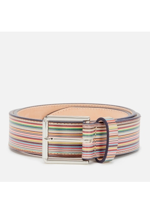 Paul Smith Men's Wide Stripe Belt - Multicolour - W30