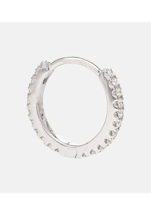 Maria Tash Eternity 18kt white gold single earring with diamonds
