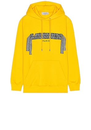 Lanvin Classic Oversized Curblace Hoodie in Sunflower - Yellow. Size S (also in L, M).
