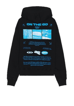 OFF-WHITE On The Go Moon Skate Hoodie in Black - Black. Size L (also in M, S).