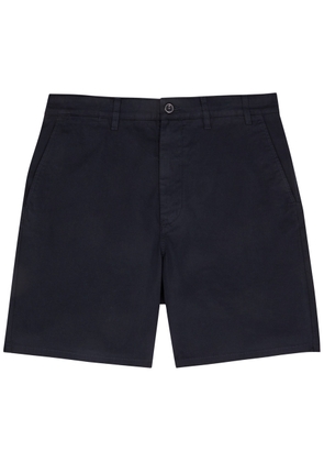Norse Projects Aros Cotton Chino Shorts - Navy - XL