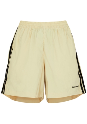Adidas X Wales Bonner X Wales Bonner Logo-embroidered Shell Shorts - Beige - S (UK8-10 / S)