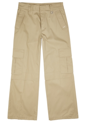 Wooyoungmi Straight-leg Cotton Cargo Trousers - Beige - 52