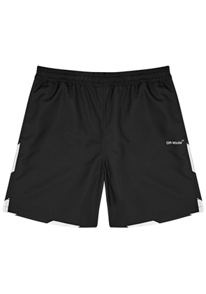 Off-white Diag Shell Swim Shorts - Black - L