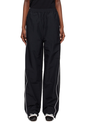 ABRA Black Piping Trousers