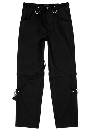 Givenchy Trick Straight-leg Wool Trousers - Black - 48 (IT48 / M)