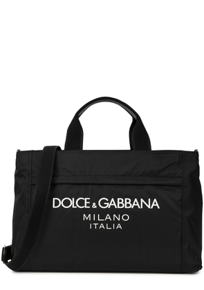 Dolce & Gabbana Logo Nylon Holdall - Black