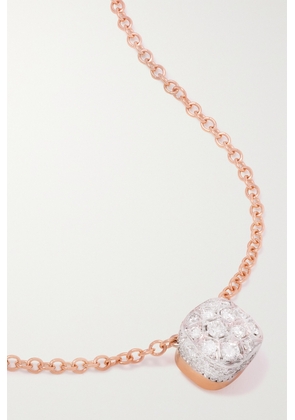 Pomellato - Nudo 18-karat Rose And White Gold Diamond Necklace - One size