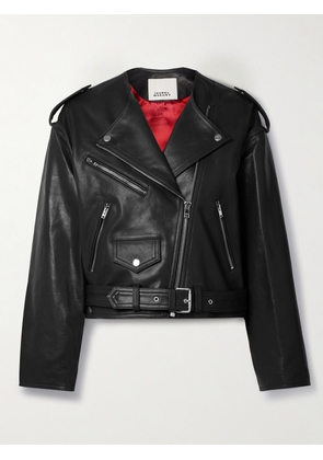 Isabel Marant - Audric Leather Biker Jacket - Black - FR34,FR36,FR38,FR40,FR42