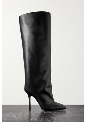 The Attico - Sienna Leather Knee Boots - Black - IT35,IT35.5,IT36,IT36.5,IT37,IT37.5,IT38,IT38.5,IT39,IT39.5,IT40,IT40.5,IT41