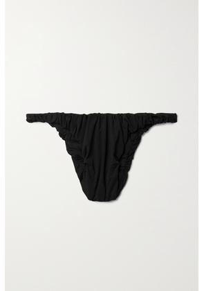 Isa Boulder - + Net Sustain Jessie Ruched Recycled Bikini Briefs - Black - x small,small,medium,large,x large,xx large