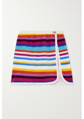Missoni - Mare Striped Cotton-blend Terry Mini Skirt - Multi - IT36,IT38,IT40,IT42,IT44,IT46,IT48