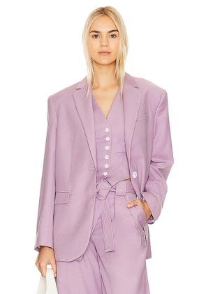 L'Academie Rylee Blazer in Purple. Size M, S, XL.