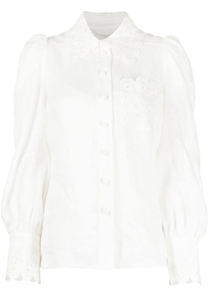 ZIMMERMANN Clover broderie anglaise blouse - White