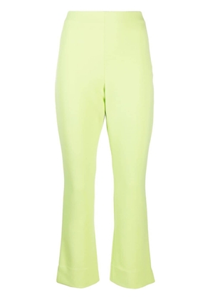 Cult Gaia mid-rise cropped trousers - Green