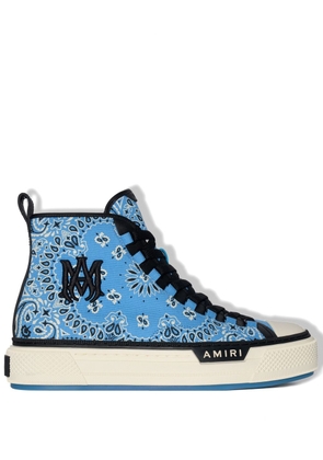 AMIRI Bandana M.A.Court high-top sneakers - Blue