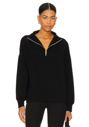 Varley Hawley Sweatshirt in Black. Size L, M, XL, XS.