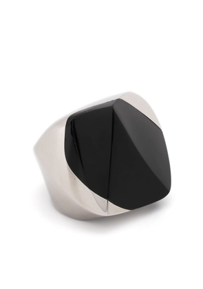 Alexander McQueen two-tone ring - Silver