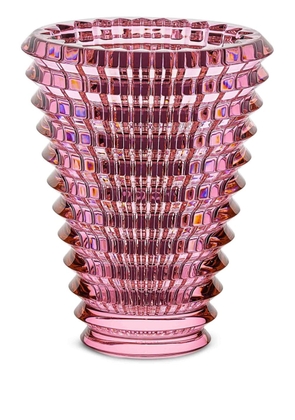Baccarat small Eye crystal vase - Pink
