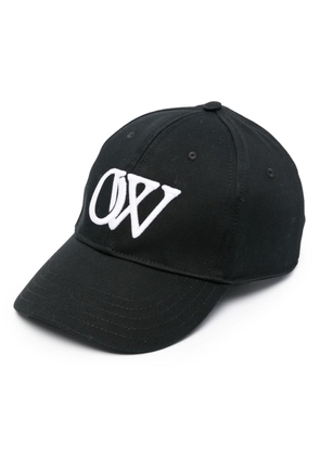 Off-White Drill logo-embroidery hat - Black