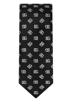 Dolce & Gabbana silk jacquard blade tie - Black